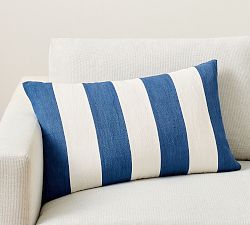 Mark D. Sikes Pixie Large Stripe Lumbar Pillow Cover