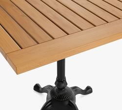 Square Pedestal Outdoor Bistro Table (32")