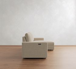 Westwood Square Arm Power Reclining Chaise Sectional (109"-163")