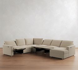 Westwood Square Arm Power Reclining L-Shaped Chaise Sectional (138"-175")