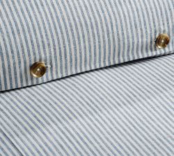 Wheaton Striped Cotton Linen Duvet Cover