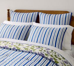 Mark D. Sikes Lilac Fields Reversible Comforter Shams