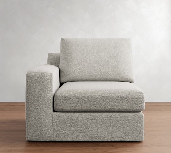 Build Your Own Big Sur Square Arm Slipcovered Sectional by Pottery Barn
