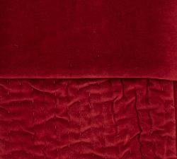 Channel Quilted Velvet Stockings