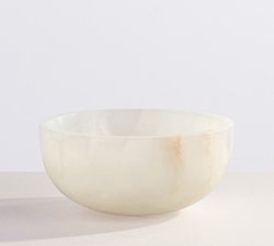 Handcrafted Alabaster Potpourri Bowl