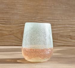 Handcrafted Recycled Sea Glass Drinkware Collection