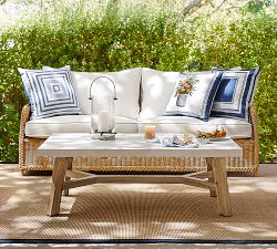 Mark D. Sikes Pixie Mitred Outdoor Pillow