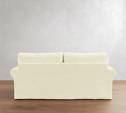 PB Comfort Modern Roll Arm Slipcovered Sleeper Sofa (62"-87")