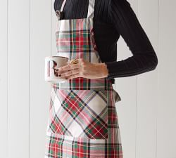 Stewart Plaid Cotton Adult Apron