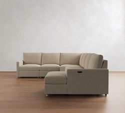 Westwood Slim Arm Power Reclining L-Shaped Chaise Sectional (148"-160")