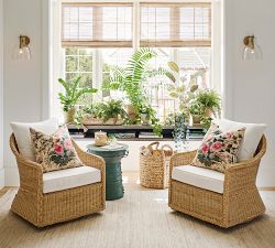 Faux Trailing Variegated String Of Hearts Houseplant