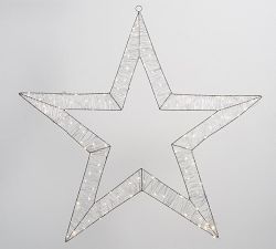 Lit Star Wall Art - 36"
