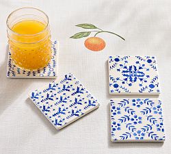 Mark D. Sikes Clementine Coasters - Mixed Set of 4