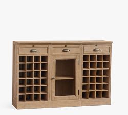 Modular Bar Buffet With Double Wine Grid (54")