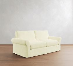 PB Comfort Modern Roll Arm Slipcovered Sleeper Sofa (62"-87")
