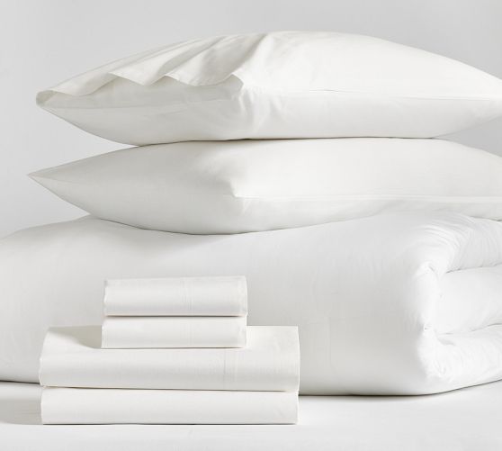 Retreat Essential Percale Bedding Bundle Set by Pottery Barn