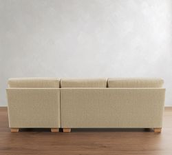 Buchanan Modern Square Arm Chaise Sectional (91"-107")