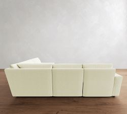 Dream Power Reclining Reversible Wedge Sectional (122"-134")