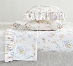 LoveShackFancy Manorbrooke Bouquet Printed Sheet Set