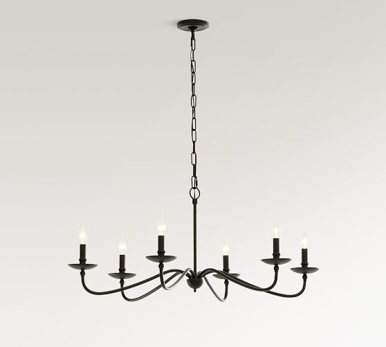 Lucca Iron Chandelier (38"-50")