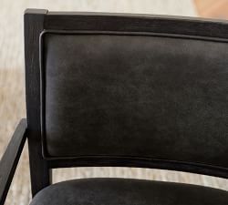 Aldric Leather Dining Armchair