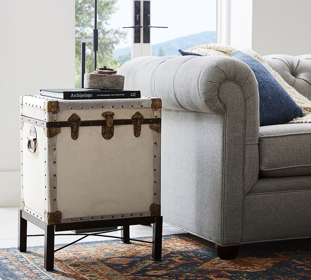 Ludlow Rectangular Trunk End Table (18.5") by Pottery Barn