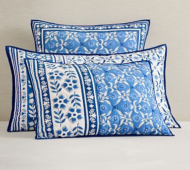 Mark D. Sikes Clementine Quilted Sham | Pottery Barn
