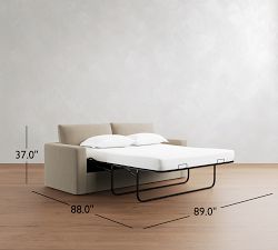 Westwood Square Arm Sleeper Sofa (58"&ndash;89")