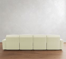 Dream Power Reclining Double Chaise Sectional (147"-171")
