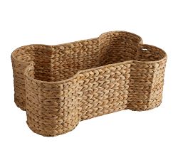 Handwoven Seagrass Pet Storage Basket