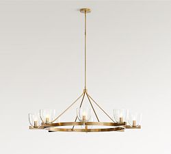 Chamberlin Metal Round Chandelier (50")