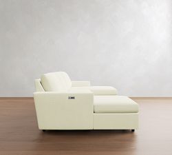 Dream Power Reclining Double Chaise Sectional (147"-171")