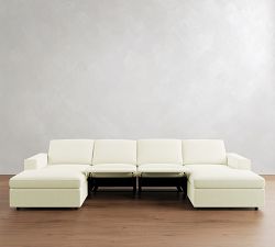 Dream Power Reclining Double Chaise Sectional (147"-171")