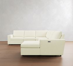 Dream Power Reclining L-Shaped Chaise Sectional (154"-166")
