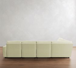 Dream Power Reclining L-Shaped Chaise Sectional (154"-166")