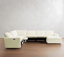 Dream Power Reclining L-Shaped Chaise Sectional (154"-166")