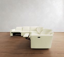 Dream Power Reclining L-Shaped Wedge Sectional (122"-134")