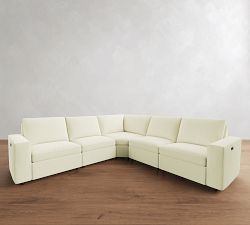 Dream Power Reclining L-Shaped Wedge Sectional (122"-134")