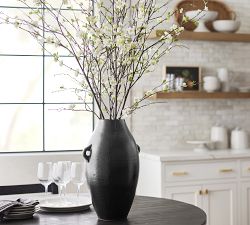 Faux Oversized White Blossom Branch