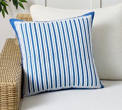 Mark D. Sikes Citrus Stripe Outdoor Pillow