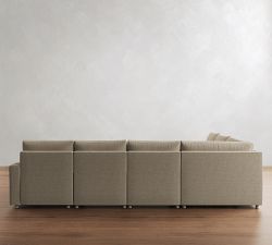 Westwood Square Arm Power Reclining L-Shaped Chaise Sectional (138"-175")