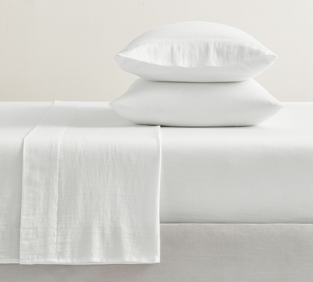 Airy Cotton Sheet Set - White, Queen