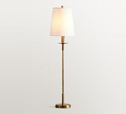 Open Box: Remington Table Lamp, Large - Tumbled Brass