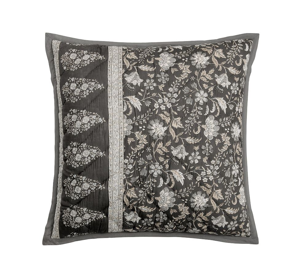 Bette Reversible Quilted Sham - Neutral, Euro
