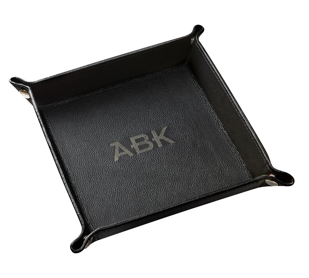 Grant Leather Catchall - Black, Large, 9.5"