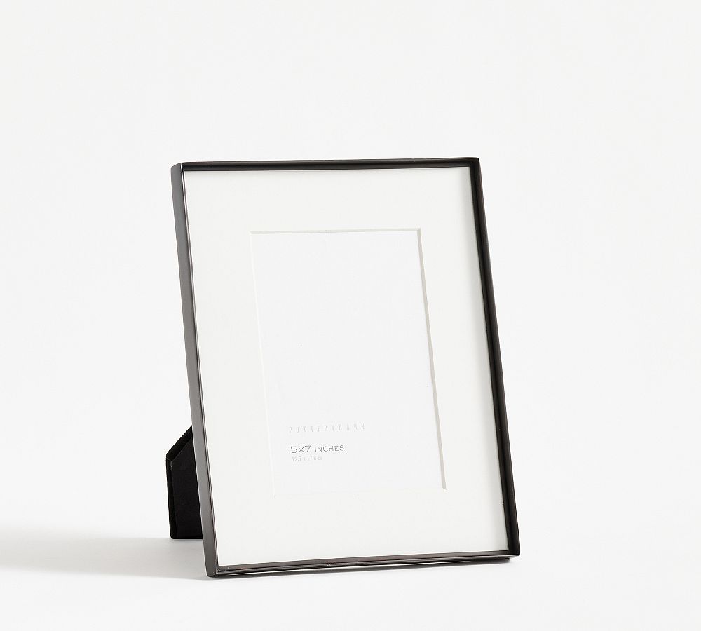 Stowe Modern Metal Frames - 8x10 - 8x10 Frame (5x7 Opening) - Black