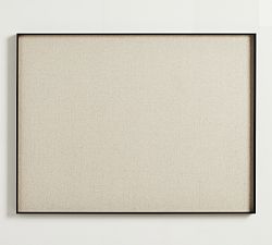 Open Box: Foley Linen Pinboard, Large (48"W x 36"H) - Black
