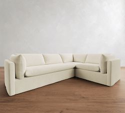 Palmetto Slipcovered 3-Piece Sectional (116")