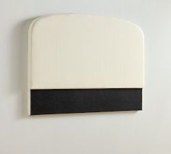 Arlo Upholstered Crowned Wall Mounted Headboard