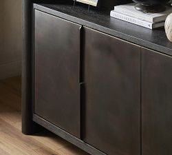 Eric Open Bookcase with Cabinets (68.5")